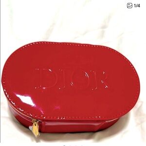 Dior Glossy Red Cosmetic Case